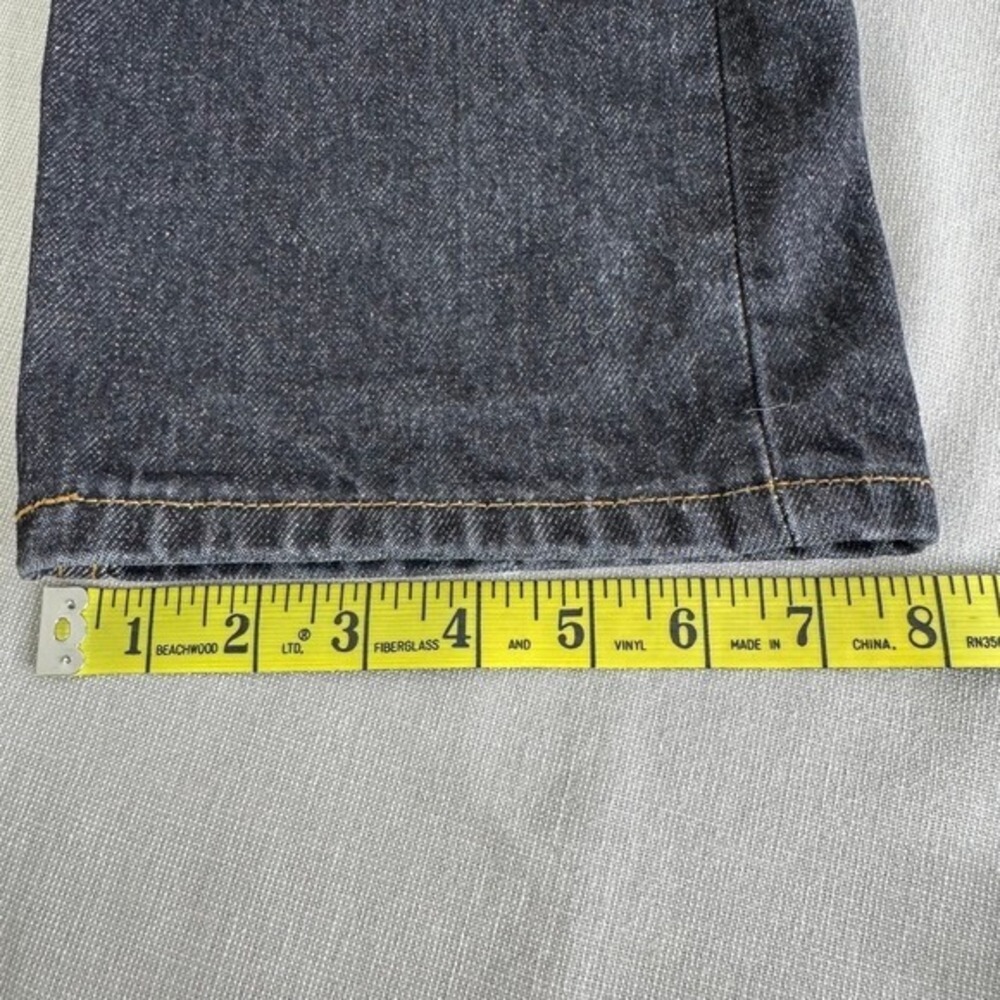 Levis 501 Black Wash Jeans Mens 34 - Picture 12 of 12
